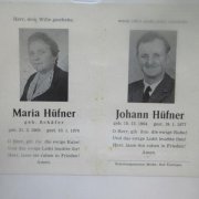 Hüfner Maria & Johann